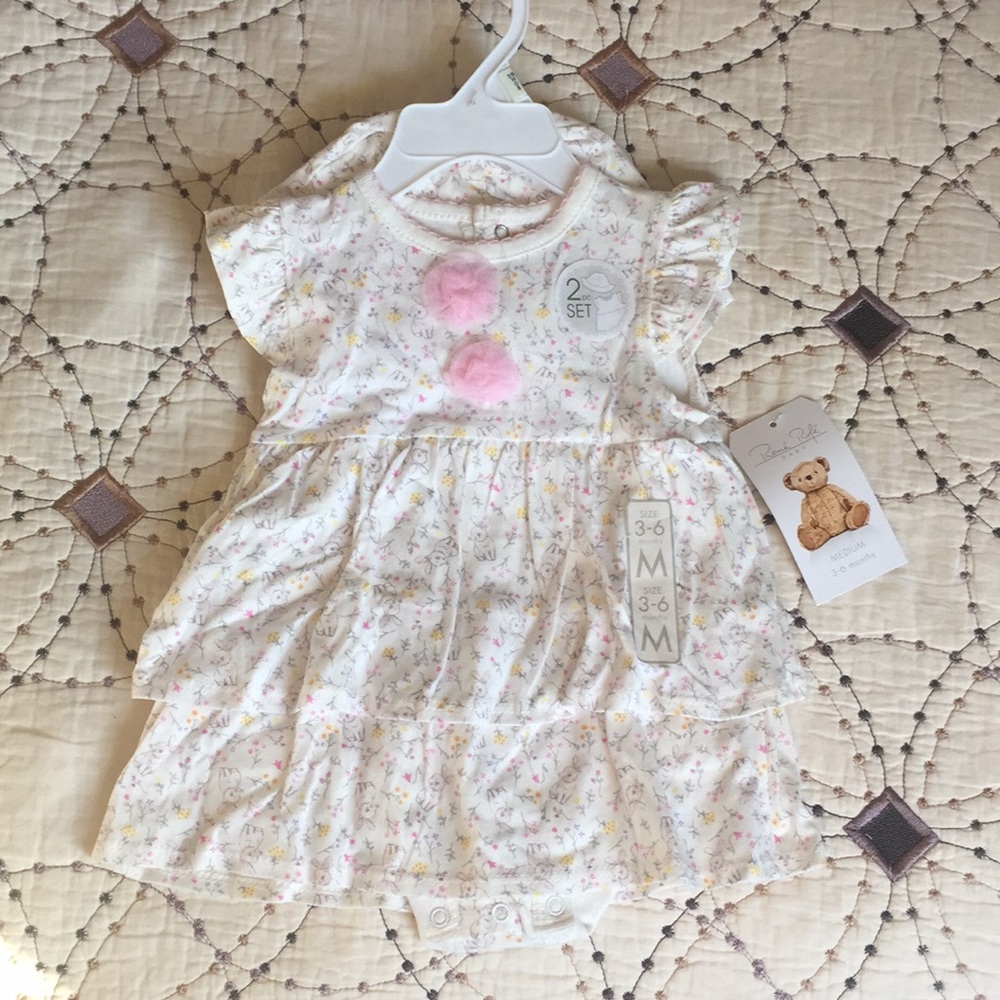 One piece dress with hat